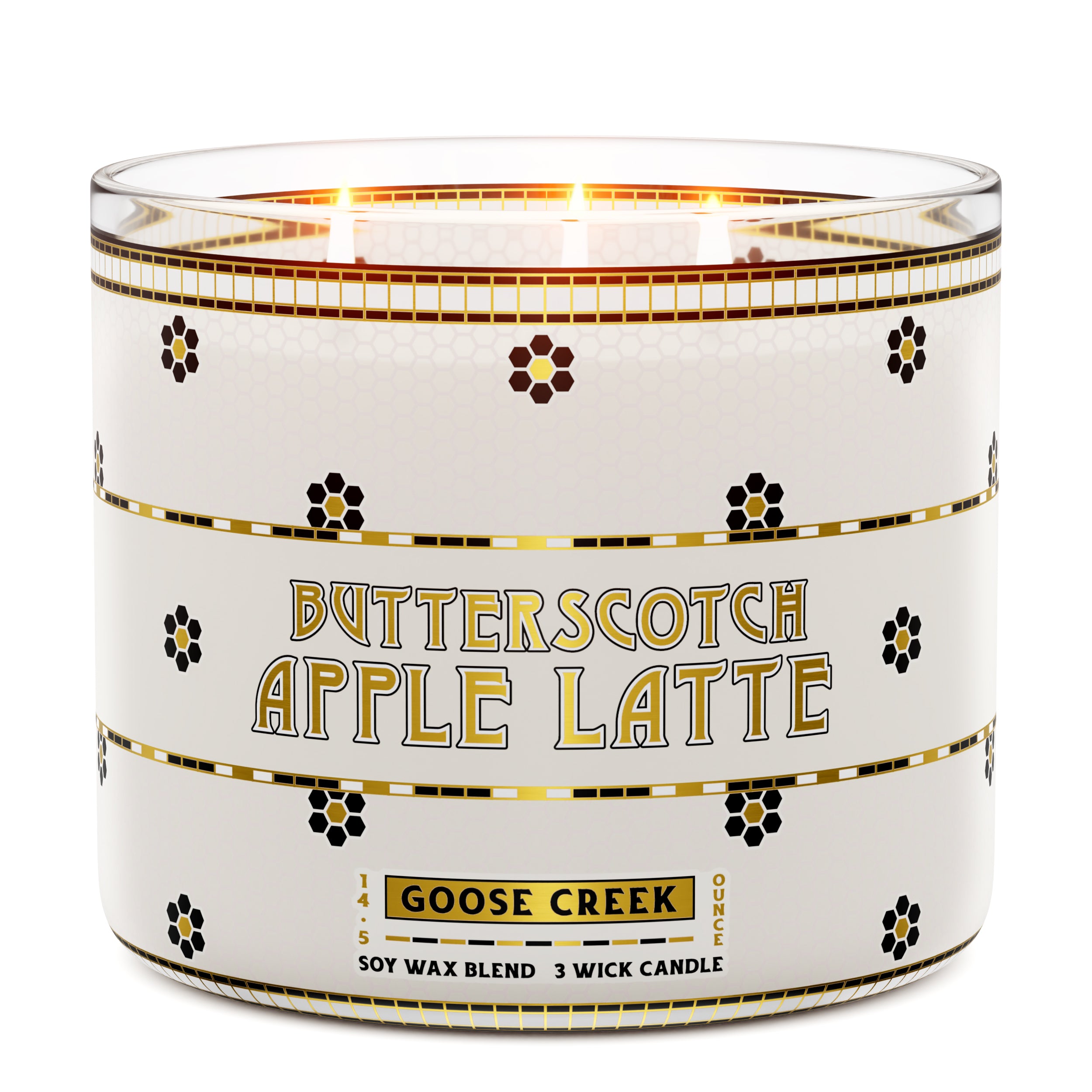 Butterscotch Apple Latte 3-Wick Candle