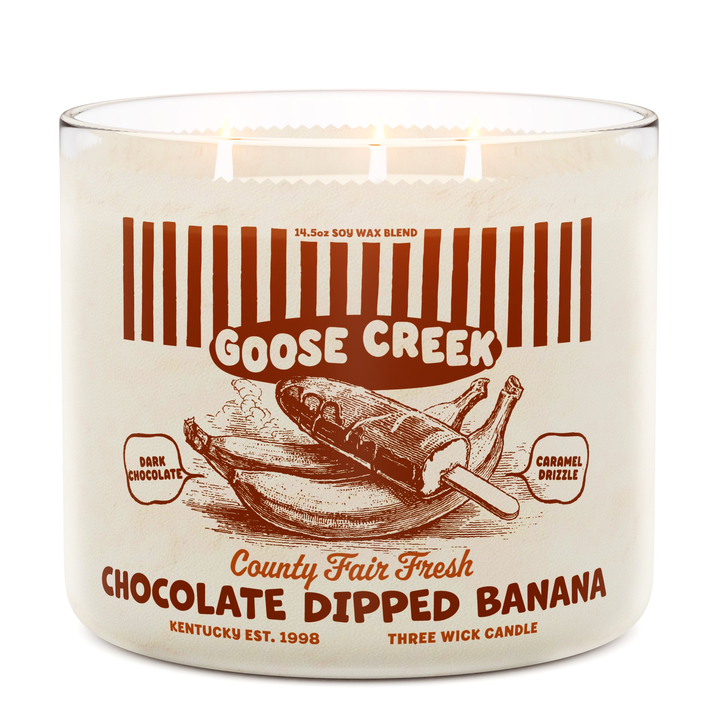 Chocolate Dipped Banana 3-Wick Candle
