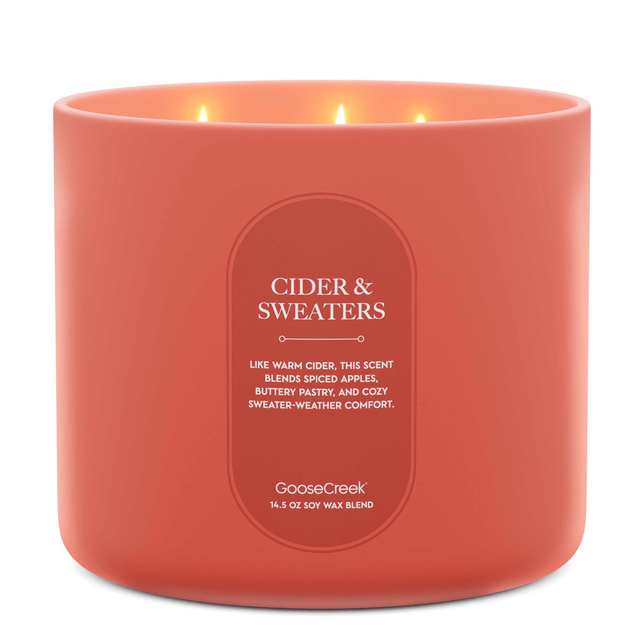 Cider & Sweaters High Intensity 3-Wick 14.5oz Candle