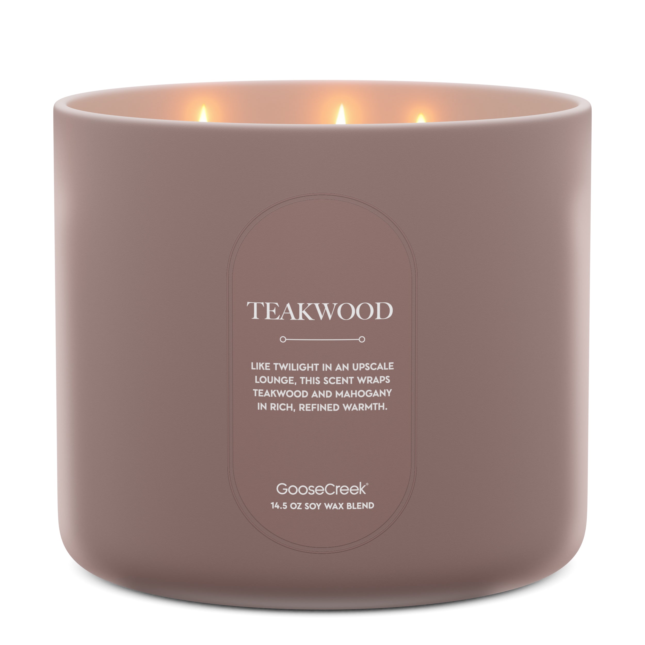 Teakwood High Intensity 3-Wick 14.5oz Candle